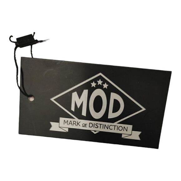 MARK OF DISTINCTION WHITE EURO SLIM FIT PANT. SIZE 36-37L. - Picture 10 of 10